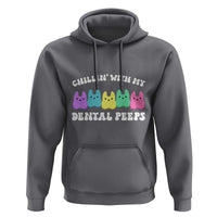 Easter Dental Bunny Hoodie Chilling With My Dental Peeps - Wonder Print Shop