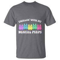 Easter Dental Bunny T Shirt Chilling With My Dental Peeps - Wonder Print Shop