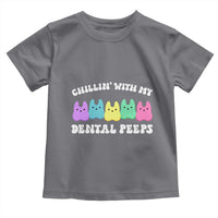 Easter Dental Bunny Toddler T Shirt Chilling With My Dental Peeps - Wonder Print Shop