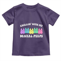 Easter Dental Bunny Toddler T Shirt Chilling With My Dental Peeps - Wonder Print Shop