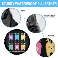Easter Dentist Spare Tire Cover Chilling With My Dental Peeps Bunny - Wonder Print Shop