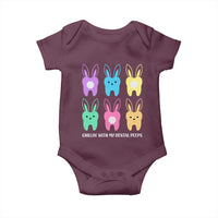 Easter Dentist Baby Onesie Chilling With My Dental Peeps Bunny - Wonder Print Shop