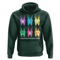 Easter Dentist Hoodie Chilling With My Dental Peeps Bunny - Wonder Print Shop