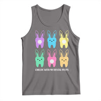 Easter Dentist Tank Top Chilling With My Dental Peeps Bunny - Wonder Print Shop
