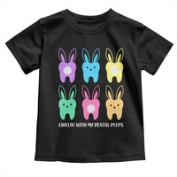 Easter Dentist Toddler T Shirt Chilling With My Dental Peeps Bunny - Wonder Print Shop