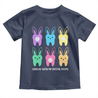 Easter Dentist Toddler T Shirt Chilling With My Dental Peeps Bunny - Wonder Print Shop