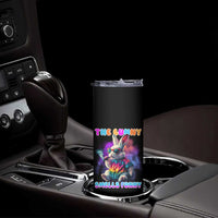 Happy 420 Easter Skinny Tumbler Funny Smoking Easter Bunny Smells Funny Easter - undefined