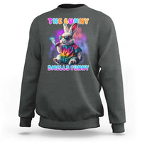 Happy 420 Easter Sweatshirt Funny Smoking Easter Bunny Smells Funny Easter - Wonder Print Shop