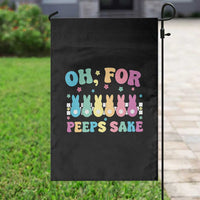 Oh For Peeps Sake Easter Bunny Garden Flag - Wonder Print Shop