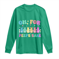 Oh For Peeps Sake Easter Bunny Long Sleeve Shirt - Wonder Print Shop