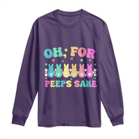 Oh For Peeps Sake Easter Bunny Long Sleeve Shirt - Wonder Print Shop