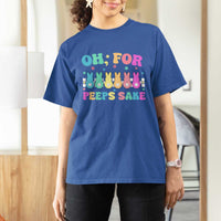 Oh For Peeps Sake Easter Bunny T Shirt For Women - Wonder Print Shop