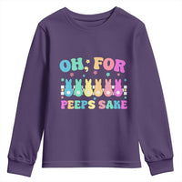 Oh For Peeps Sake Easter Bunny Youth Sweatshirt - Wonder Print Shop