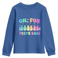 Oh For Peeps Sake Easter Bunny Youth Sweatshirt - Wonder Print Shop