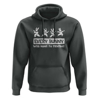 Bunny Kung Fu Fighting Hoodie Funny Easter Vintage Graphic