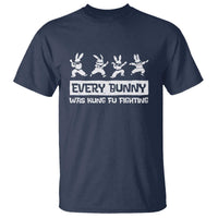 Bunny Kung Fu Fighting T Shirt Funny Easter Vintage Graphic