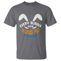 Every Bunny Was Kung Fu Fighting T Shirt Funny Easter Vintage Rabbit Face