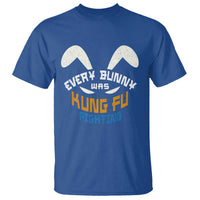 Every Bunny Was Kung Fu Fighting T Shirt Funny Easter Vintage Rabbit Face