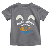 Every Bunny Was Kung Fu Fighting Toddler T Shirt Funny Easter Vintage Rabbit Face