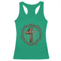 Christian Cross Racerback Tank Top Bible John 3:16 Jesus He Gave His Only Son Jesus Christian - Wonder Print Shop