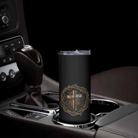 Christian Cross Skinny Tumbler Bible John 3:16 Jesus He Gave His Only Son Jesus Christian - Wonder Print Shop