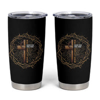 Christian Cross Tumbler Cup Bible John 3:16 Jesus He Gave His Only Son Jesus Christian - Wonder Print Shop