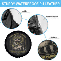 Tactical Trash Panda Spare Tire Cover Funny Raccoon Military Graphic Patriotic Veteran