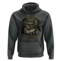 Tactical Trash Panda Hoodie Funny Raccoon Military Graphic Patriotic Veteran