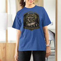 Tactical Trash Panda T Shirt For Women Funny Raccoon Military Graphic Patriotic Veteran