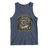 Tactical Trash Panda Tank Top Funny Raccoon Military Graphic Patriotic Veteran