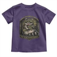 Tactical Trash Panda Toddler T Shirt Funny Raccoon Military Graphic Patriotic Veteran