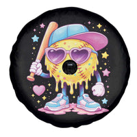Funny Softball Drip Spare Tire Cover Ice Cream Sprinkles Softball Girls Kid