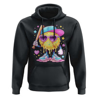 Funny Softball Drip Hoodie Ice Cream Sprinkles Softball Girls Kid