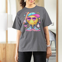 Funny Softball Drip T Shirt For Women Ice Cream Sprinkles Softball Girls Kid