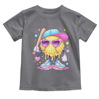 Funny Softball Drip Toddler T Shirt Ice Cream Sprinkles Softball Girls Kid