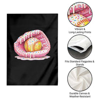 Softball Drip Garden Flag Ice Cream Sprinkles Softball Glove Girls Kid