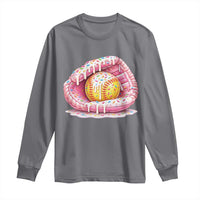 Softball Drip Long Sleeve Shirt Ice Cream Sprinkles Softball Glove Girls Kid