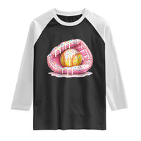 Softball Drip Raglan Shirt Ice Cream Sprinkles Softball Glove Girls Kid