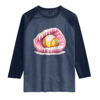 Softball Drip Raglan Shirt Ice Cream Sprinkles Softball Glove Girls Kid