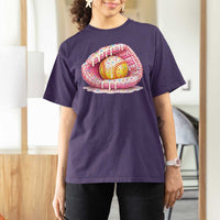 Softball Drip T Shirt For Women Ice Cream Sprinkles Softball Glove Girls Kid