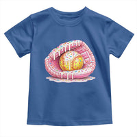 Softball Drip Toddler T Shirt Ice Cream Sprinkles Softball Glove Girls Kid