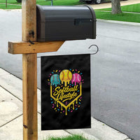 Softball Drip Garden Flag Ice Cream Sprinkles Softball Life Style