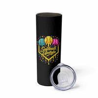 Softball Drip Skinny Tumbler Ice Cream Sprinkles Softball Life Style