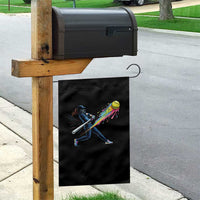 Softball Player Drip Garden Flag