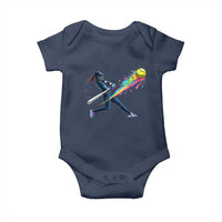 Softball Player Drip Baby Onesie