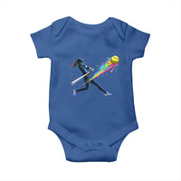 Softball Player Drip Baby Onesie
