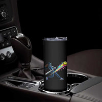 Softball Player Drip Skinny Tumbler
