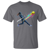 Softball Player Drip T Shirt