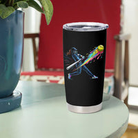 Softball Player Drip Tumbler Cup