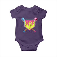 Softball Drip Baby Onesie Ice Cream Drip Youth Girls Softball Sport
